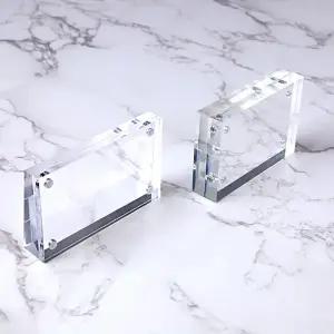 아크릴 자석 플레이트 카드 POP 이름표 가격표 포켓 케이스 명찰