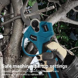 마키타 40mm 브러시리스 전동 전지가위 2단 기어 무선 충전식 과일나무 분재 18V 배터리용