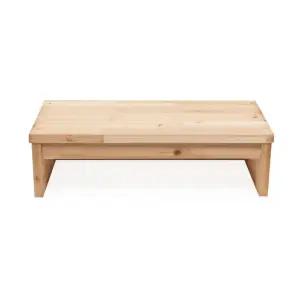 원목 발 받침대 발판 사무실 책상 의자 발받침 싱크대 키높이