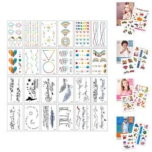 미니 타투 스티커 30종 페스티벌 헤나 판박이 문신/유아/여름/방수/어린이/붙이는/대용량/가짜/셀프/지워지