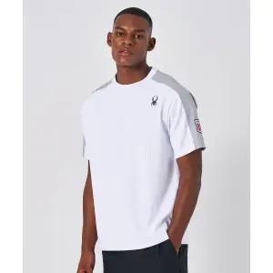 스파이더 SPYDER 남성 와펜 라드패드 와플 반팔 티셔츠 SPKMCNRS302MWHT 214739