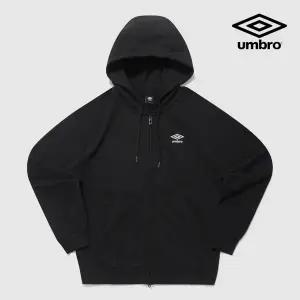 [엄브로](강남점)에센셜 기모 후드 집업 UQ423CFTO1 BLK