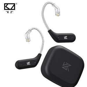 KZ AZ09 HD 블루투스 이어 훅 헤드셋 케이블 HIFI 무선 업그레이드 충전 케이스 포함