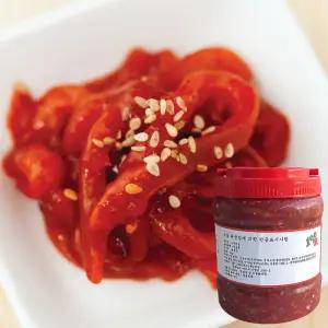 여수 그린민푸드 오징어젓 2kg 국내제조 양념 젓갈 업소용 반찬 대용량 [냉장포장]