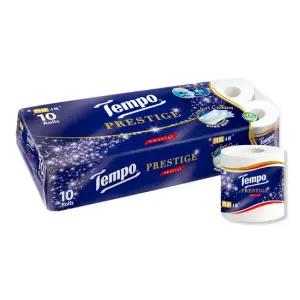 템포티슈 4겹 프레스티지 프리미엄 화장지 롤티슈 17m-10롤x1팩