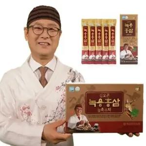김오곤 녹용홍삼 농축스틱 10ml * 30포