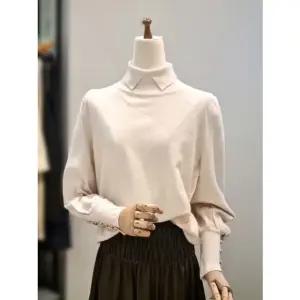 [갤러리아] ab.f.z 카라 폴라 퍼프소매 긴팔니트 ACZ4HW61K