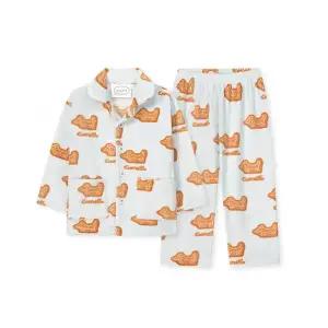 [오르시떼](하남점)아동 G047 비스킷까미유 긴소매 파자마 세트