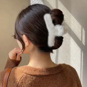 여성 헤어핀 집게핀 퍼 반묶음 올림머리 머리 집게