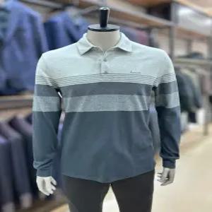 인디안웰메이드 남성 겨울 코튼혼방 스트라이프 티셔츠 4 W 9239