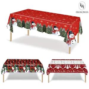크리스마스 테이블 보 식탁 매트 일회용 홈파티 소품 유치원 어린이집 행사 6인용 8인용 10인
