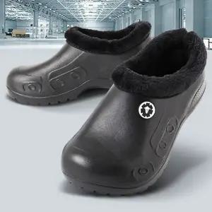 미끄럼 방지 방한화 방수 작업 다용도 주방 방한화 겨울 털신 경량 안감 남성 여자 여성 남자