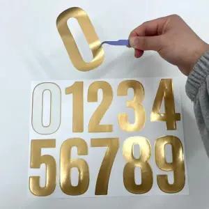 [하프클럽/]특대형 방수 큰숫자스티커 스티커 글자컷