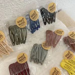 [콩심팥심]B3 여자머리핀 헤어악세사리 모던똑딱핀 머리집