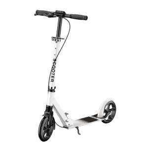 접이식 성인킥보드 두발 수동 150kg 하중 4단 높이조절 킥보드 블랙