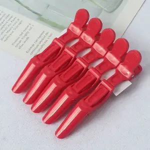 [골드스마일]집게핀 악어 레드 블랙악어집게핀 악어집게핀 5P 헤어