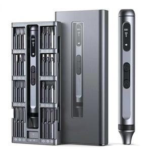 Xiaomi 호환 정밀 전기 스크루 드라이버 세트 조용하고 내구성이 뛰어난 Type-C 고속 충전 무선 가정용 전