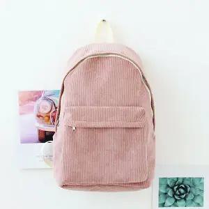 무지 코듀로이 포켓 학생 백팩 고등학생 데일리가방 초등학생백팩