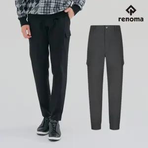 레노마 골프 남성 겨울 카고 디테일 기모 조거팬츠 PTM 4502