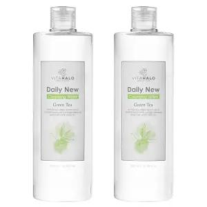 비타할로 데일리 뉴 제주 그린티 클렌징워터 500ml 2개