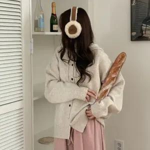 [공구우먼] [제작] 베티버 후드 울 니트 가디건 84700 빅사이즈 여성의류