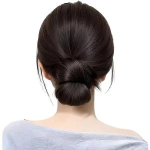 똥머리 가발 헤어 집게핀 단발 올림 머리 반묶음 면접 승무원 결혼식 집게 핀