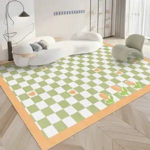 대형 북유럽 카페트 원형 경량 초러그 카펫트 럭셔리 에스닉 침실 거실 거실용 육각 단모