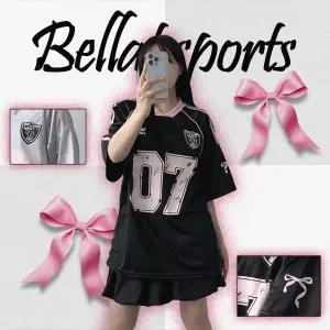 모모핏 Bellat 07 스포츠 클럽 풋볼져지 블록코어  Y2K 유니폼