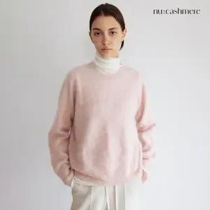 누캐시미어 25FW 브러시 캐시미어100% 시그니처 풀오버