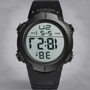 [다잇템]남성용 운동 대형다이얼 패션 캐쥬얼 다크 시계