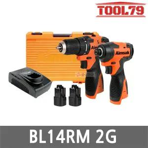 아임삭 BL14RM 2G 충전 콤보 세트 14.4V 3.0Ah 2개 드라이버 드릴 임팩 BL14R503 BL14M503 Gen2