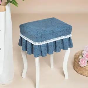 사각 의자 화장대 커버 스툴의자
