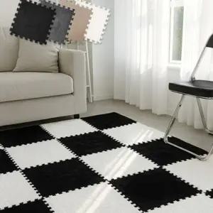 조립형 퍼즐매트 러그 거실 바닥 층간소음 카페트 베란다 복도 셀프 인테리어 쿠션 타일