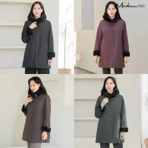 (3만원인하) 25FW 마담4060 faux 밍크퍼 코트 1종