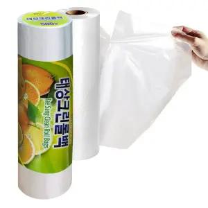 태상 크린롤백 특대 35x45cm 500매 업소용 대용량/비닐/팩/롤/비닐백/마트/봉투/일회용/비닐봉지/비닐롤