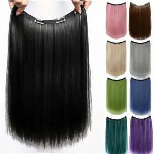 시크릿 투톤 부분 가발 통 반 가발 붙임머리 헤어피스