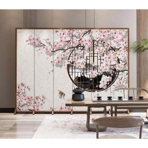 제사병풍 6폭 파티션 접이식 차례 병풍 칸막이 명절