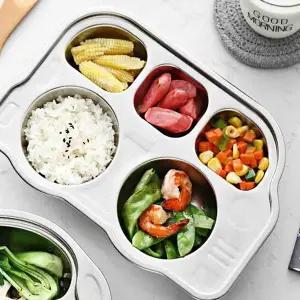 [골드스마일]스텐 유아 식판 자동차 유아식기 아기그릇 유아그릇