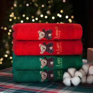 무한타월 크리스마스 선물세트 에디션 연말 송년회 기념 (2매)