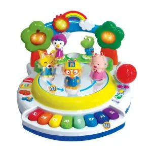 음계배우기 회전인형 뽀로로친구들 미니 피아노 정서안정 유아 감성 장난감