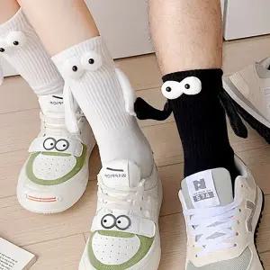 왕눈이 가까이가면 커플 발목양말 자석연결 손잡는 커플아이템 2color