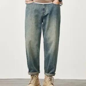 빈티지 루즈 배기핏 청바지 루즈 테이퍼드핏 정바지 남여공용
