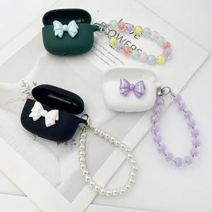 QCY T13 / ANC 2 케이스용 키체인 커버 포함 패션 큐트 실리콘 이어폰 T13ANC2