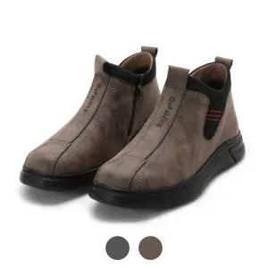 [파파브로] 남성 사이드지퍼 방한 미들탑 부츠 WW-SE-HD-7810