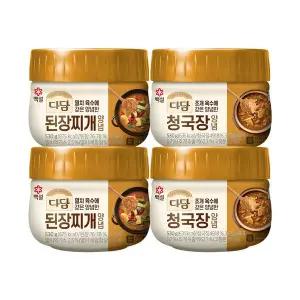 [CJ제일제당][CJ]백설 다담 된장찌개양념 530g x2개+청국장 양념 530g x2개