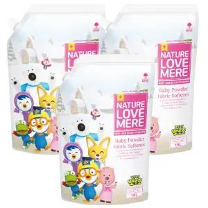 네러메x뽀로로 울트라 젤 아기섬유유연제 리필 1.5L 3팩