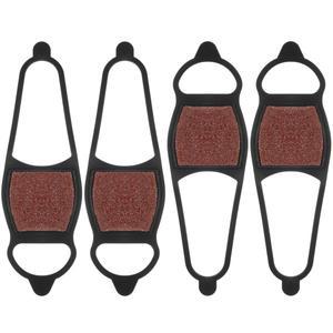 2 쌍 미끄럼 방지 신발 커버 크램폰 아이스 클라이밍 신발 스티커 클리트 맨 거친 모래