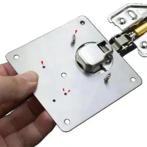 파손 싱크대문수리 경첩판 플레이트 보강판 악세사리