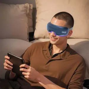 SKG 온열 관자 무선 눈마사지기 E3 PRO 찜질 블루투스 안마기 눈케어