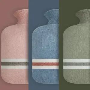 찜질 보온물주머니 손난로 휴대용 니트 온열 선물용 국내 1000ml